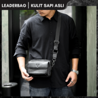 Tas Selempang Pria Kulit Sapi Asli Multifungsi Melvin