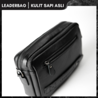 Tas Selempang Pria Kulit Sapi Asli Multifungsi Melvin